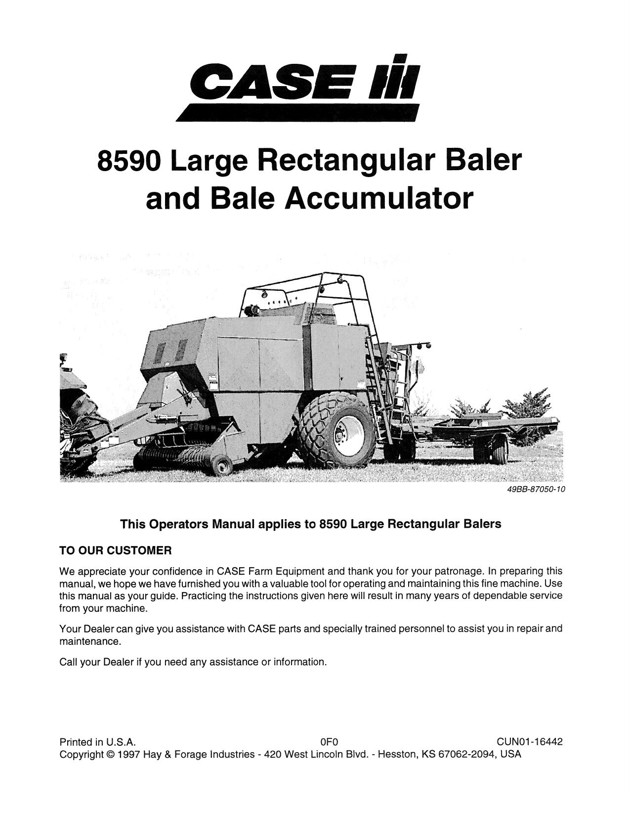 O-MAN 8590 service manual